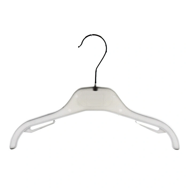 3429-27cm chinese new style gray small short plastic hanger light clothes hanger