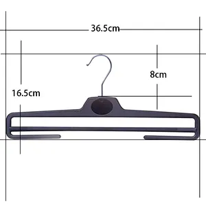 4706-36.5cm Cloth Hanger With Metai Hook