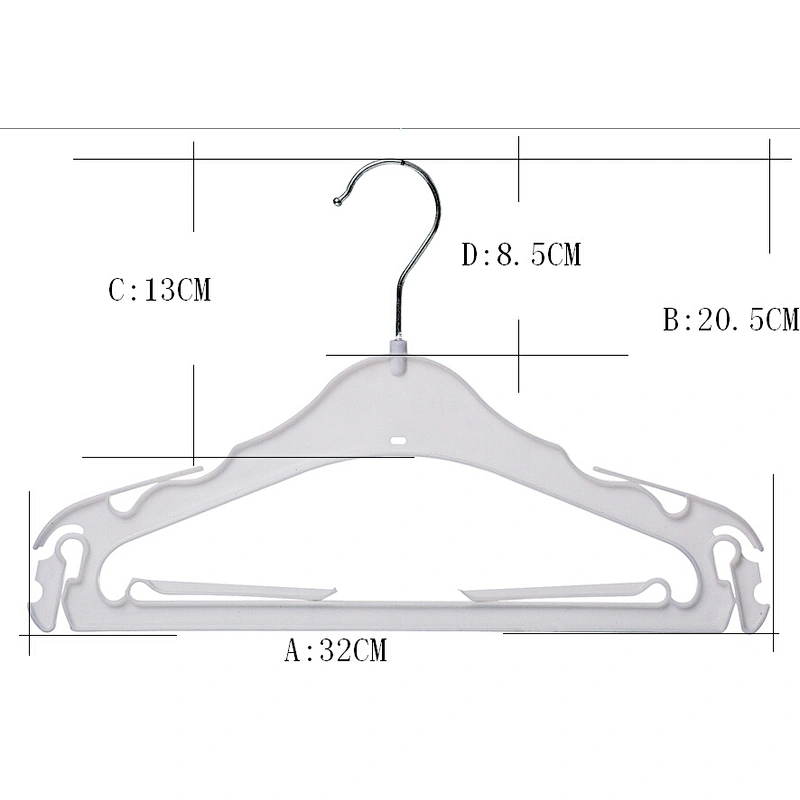 3711-33cm chinese manufacturer comfortable light coat plastic hanger