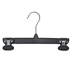4357A-25.5cm  high quality pants hanger clothes hanger with clip garment hanger