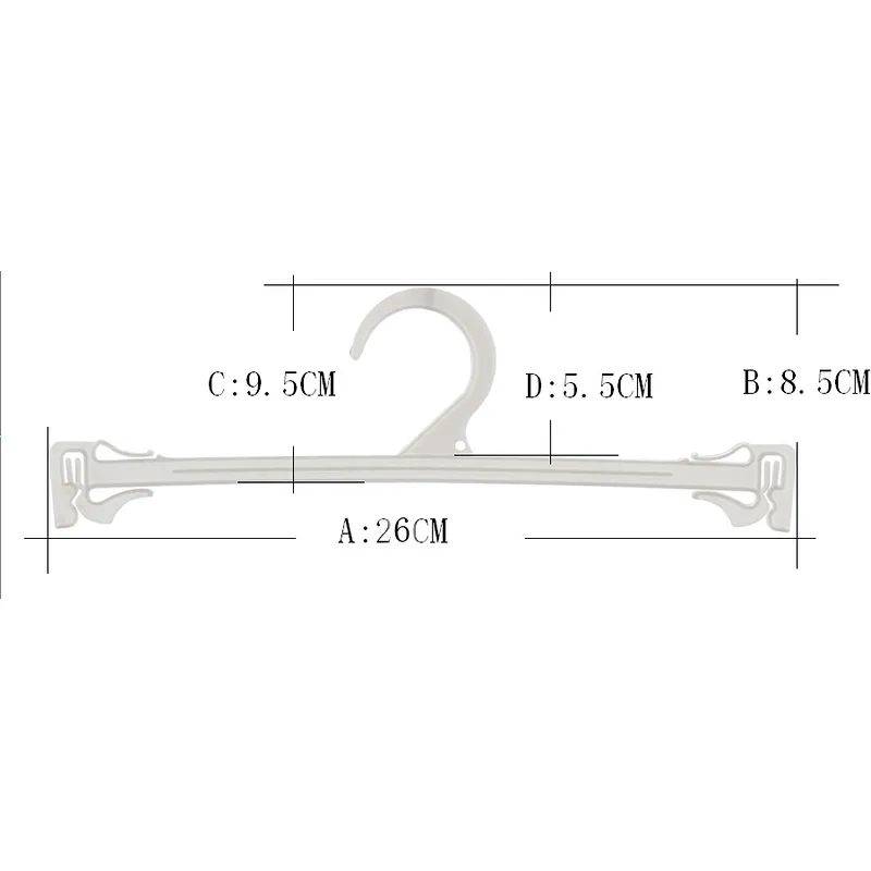 7001-26cm new style hanger plastic the hanger clothing brand hanger factory underwear hanger