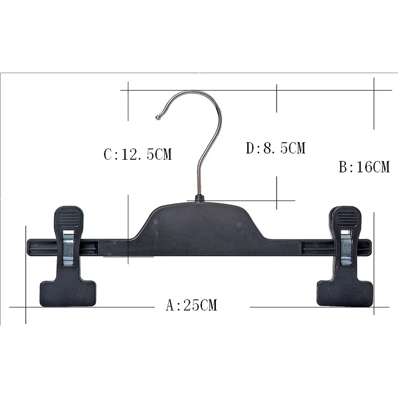 4502-25cm pants plastic hanger hanger factory in china thin plastic hangers