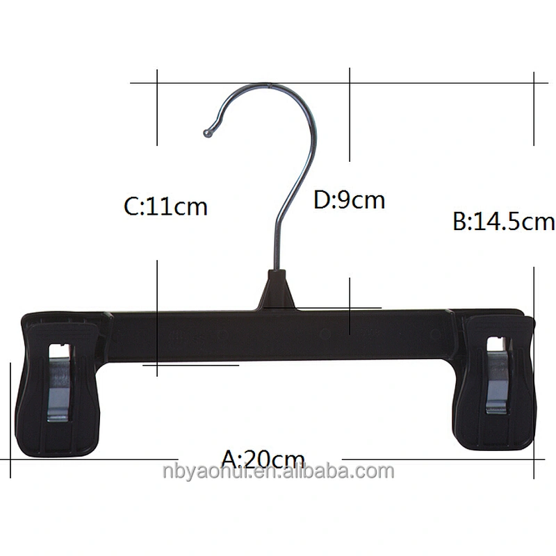 4361-20cm  pants hanger clothes hanger making machine plastic coat hanger