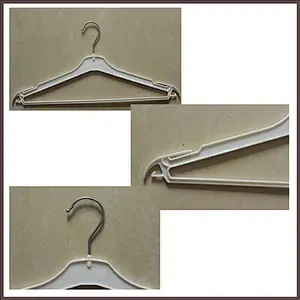 3710D-44cm new goods yaohui hanger dress clothes metal hook plastic hanger