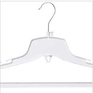 3716D-41.5cm metal hanger hooks clothes plastic hanger