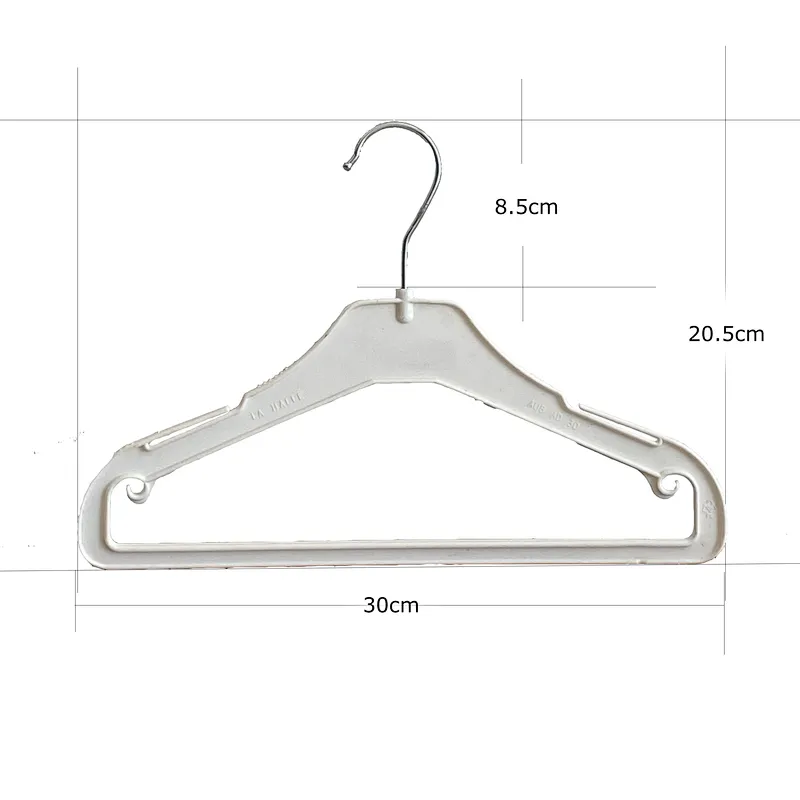 3712A-8-30cm Cloth Hanger With Metai Hook