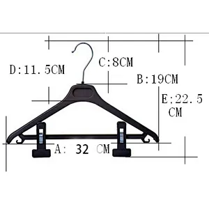 4605A-32cm  mens pants hanger pant hangers cheap deluxe pants hanger