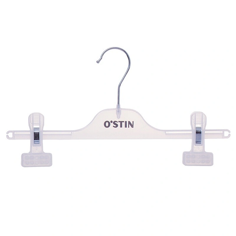 4503C-40cm plant hanger dress hanger plastic clothes hanger clips