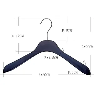 6621-30cm coat hanger stand thick plastic hangers plastic cloth hanger