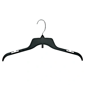 3434-43.5cm plastic hanger manufacturer metal hook hanger plastic clothes hanger