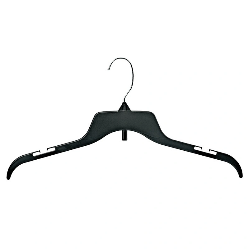 3434-43.5cm plastic hanger manufacturer metal hook hanger plastic clothes hanger