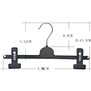 4509C-36cm  wholesale hanger hanger for wet clothes plastic clothes hanger clips