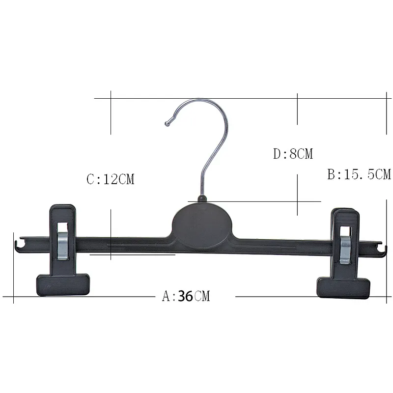 4509C-36cm  wholesale hanger hanger for wet clothes plastic clothes hanger clips