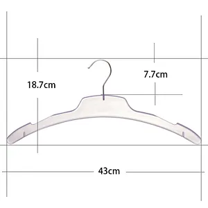 3600-43cm Cloth Hanger With Metai Hook