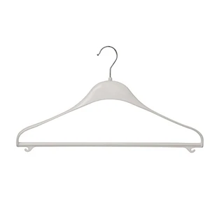 3708-42.5cm thick plastic hanger metal hook clothes hanger cheap hanger