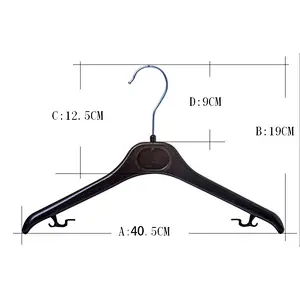 3427C-40.5cm popular cloth hanger with metal hook