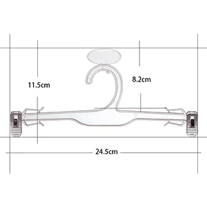 7020-24.5cm clothes clip underwear hanger plastic hanger