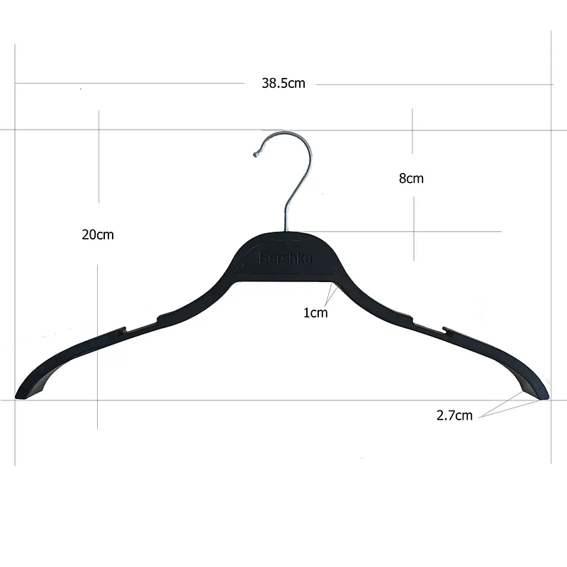 3601AM-1-38.5cm Cloth Hanger With Metai Hook