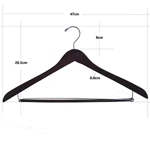 8101-47cm Cloth Hanger With Metai Hook