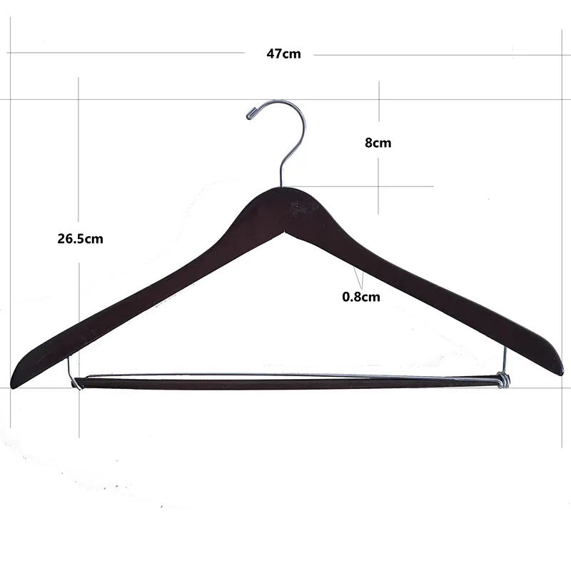 8101-47cm Cloth Hanger With Metai Hook