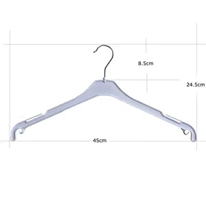 3404G-45cm Cloth Hanger With Plastic Hook