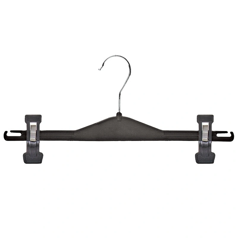4422A-32cm china supplier plastic pants hanger metal hook clip hanger for clothes
