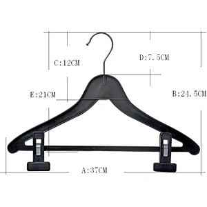 4601B-37cm clip hanger clip pants hanger deluxe pants hanger