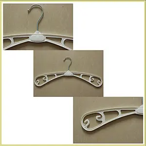 3854-38cm  plastic sticker hanger fancy clothes hanger plastic coat hanger