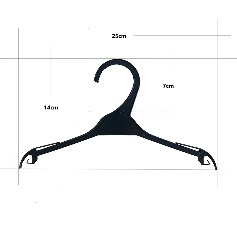3103-8-25.5cm  Cloth Hanger With Plastic Hook
