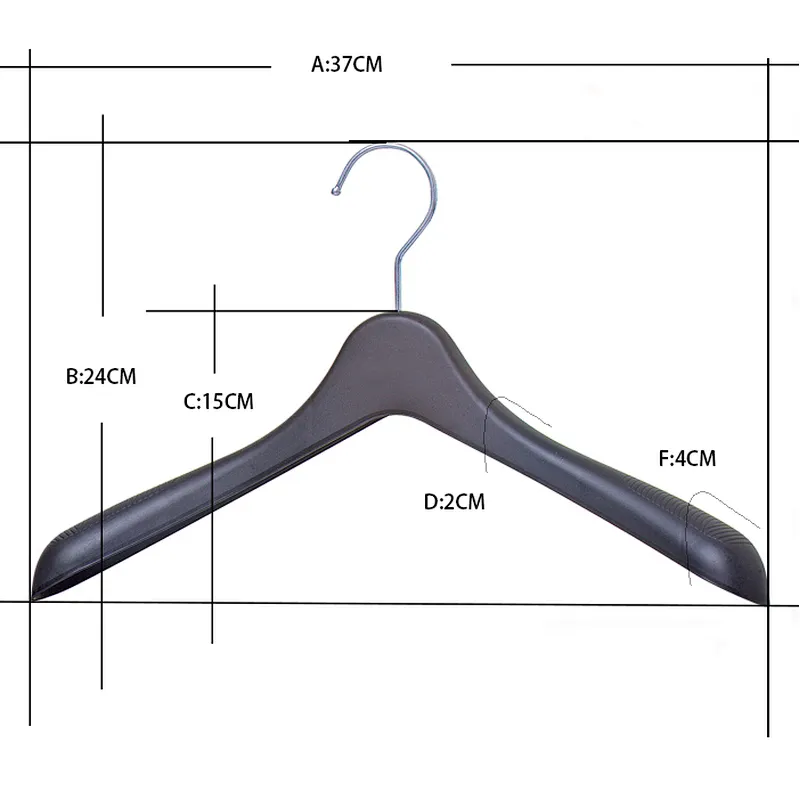 6625-37 suit hanger metal hook jacket coat plastic hanger