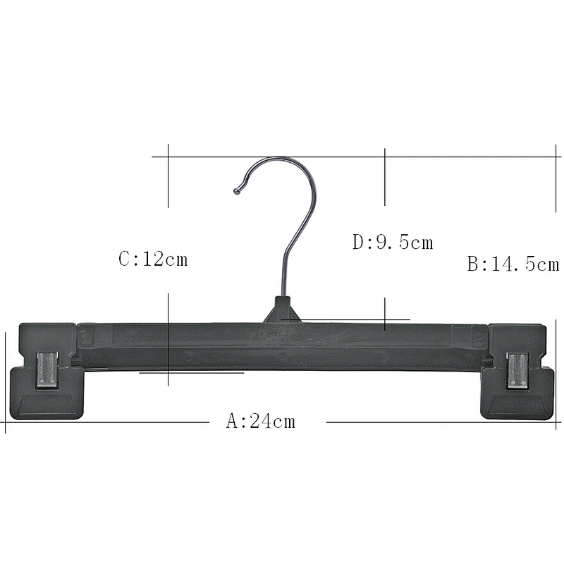 4360A-24cm plastic coat hanger dimensions picture hanger clothes hanger hook
