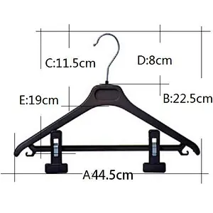 4605G-44.5cm  hot sale new product clip pants hanger pants hanger