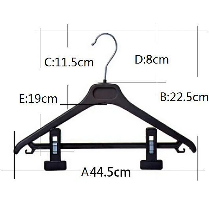 4605G-44.5cm  hot sale new product clip pants hanger pants hanger