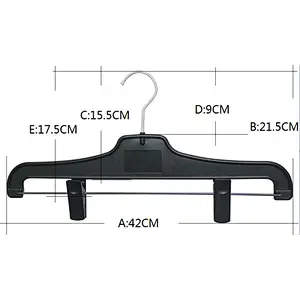 4612-42cm Woman Bottom Hanger with Metal Hook for Pant