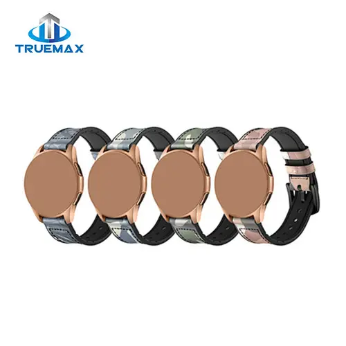 Wholesale Price for Samsung Galaxy Watch 42mm Silicone With Real Leather Watch Band
