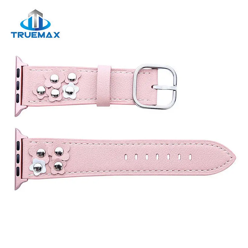 How to Ship for Apple Watch Classic Hand Craft Type With Rivet Real Leather Watch Band