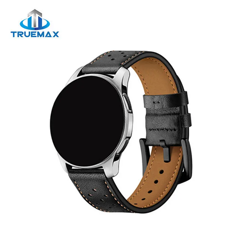 Hot Sale for Samsung Galaxy Watch 42mm Porous Type Real Leather Watch Band