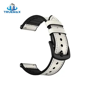 Wholesale Price for Samsung Galaxy Watch 42mm Silicone With Real Leather Watch Band