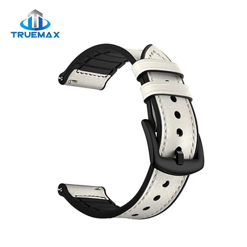 Wholesale Price for Samsung Galaxy Watch 42mm Silicone With Real Leather Watch Band