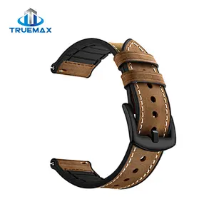 Wholesale Price for Samsung Galaxy Watch 42mm Silicone With Real Leather Watch Band