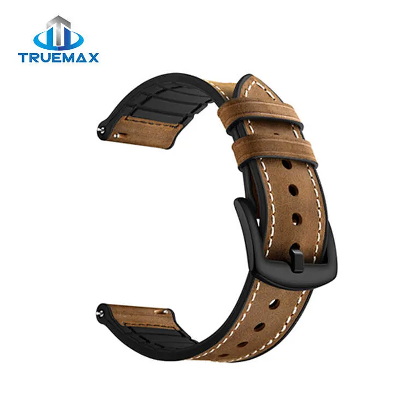 Wholesale Price for Samsung Galaxy Watch 42mm Silicone With Real Leather Watch Band