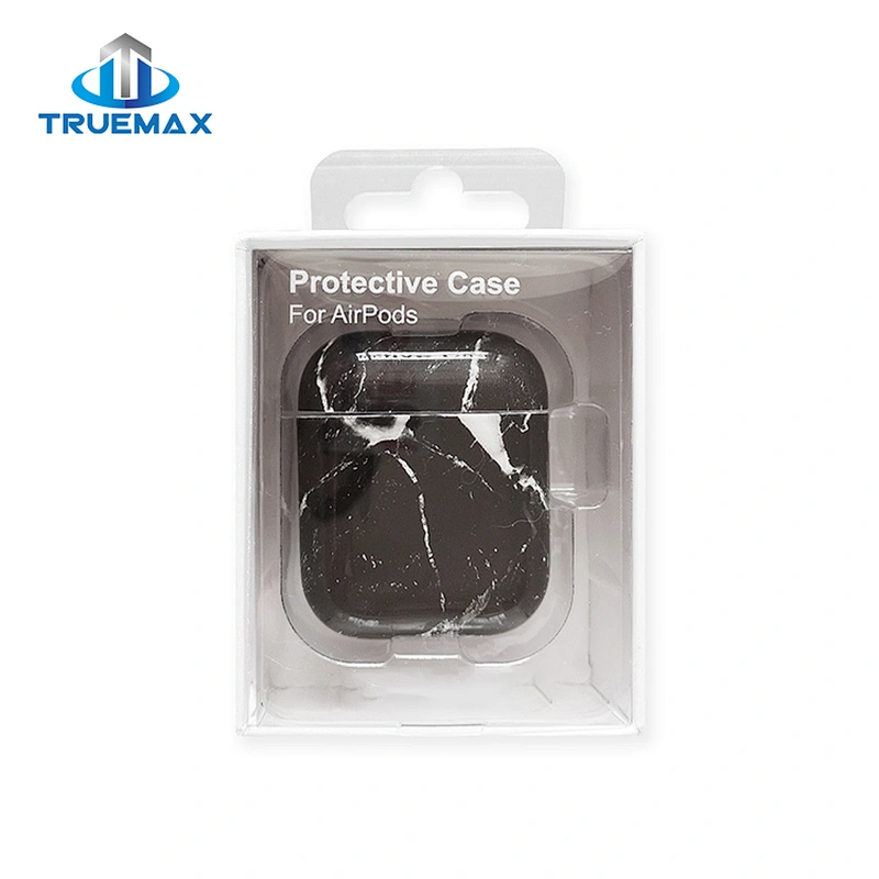 Wholesale Price Protective Cover for AirPods 1 UV Decal Marble Pattern Plastic Case