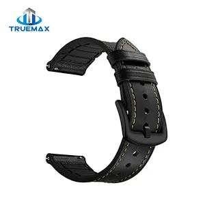 Wholesale Price for Samsung Galaxy Watch 42mm Silicone With Real Leather Watch Band