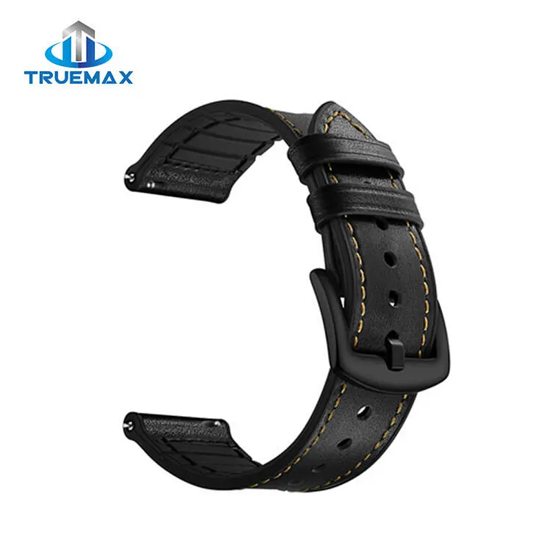 Wholesale Price for Samsung Galaxy Watch 42mm Silicone With Real Leather Watch Band