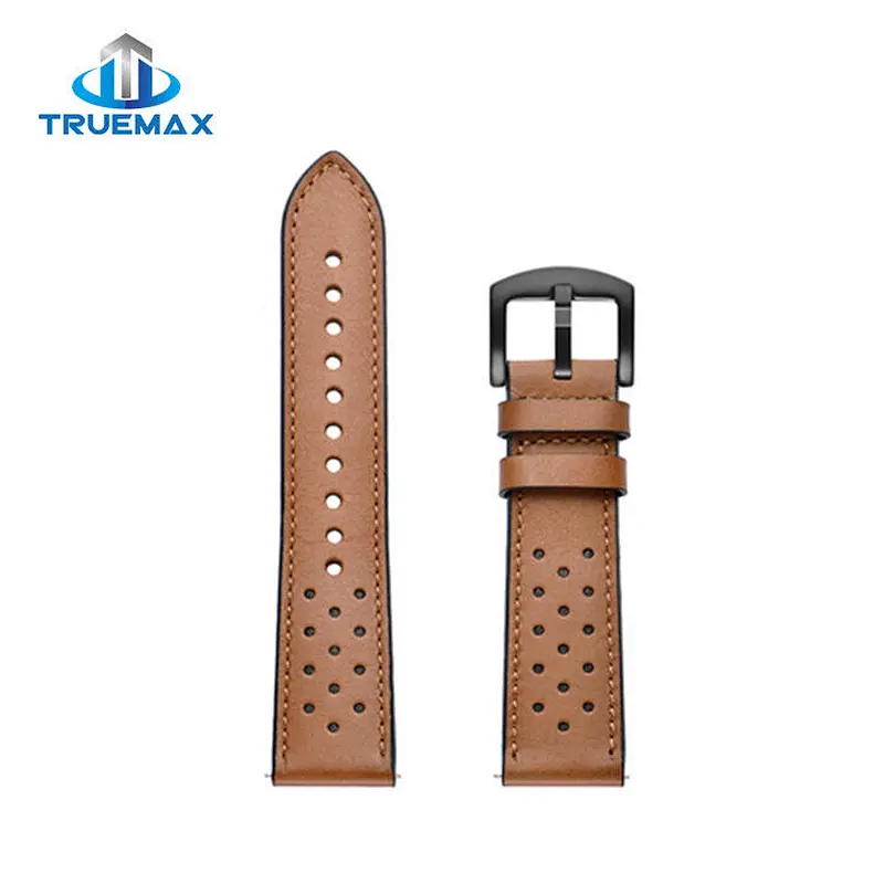 Hot Sale for Samsung Galaxy Watch 42mm Porous Type Real Leather Watch Band