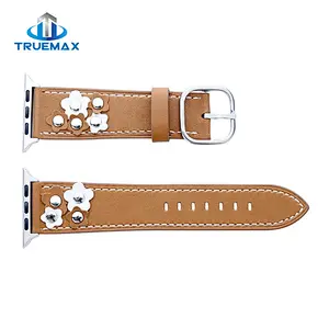 How to Ship for Apple Watch Classic Hand Craft Type With Rivet Real Leather Watch Band