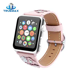 How to Ship for Apple Watch Classic Hand Craft Type With Rivet Real Leather Watch Band