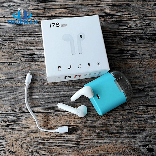 Wholesale Bluetooth Headphone i7S TWS Transparent Cover Wireless Earphone