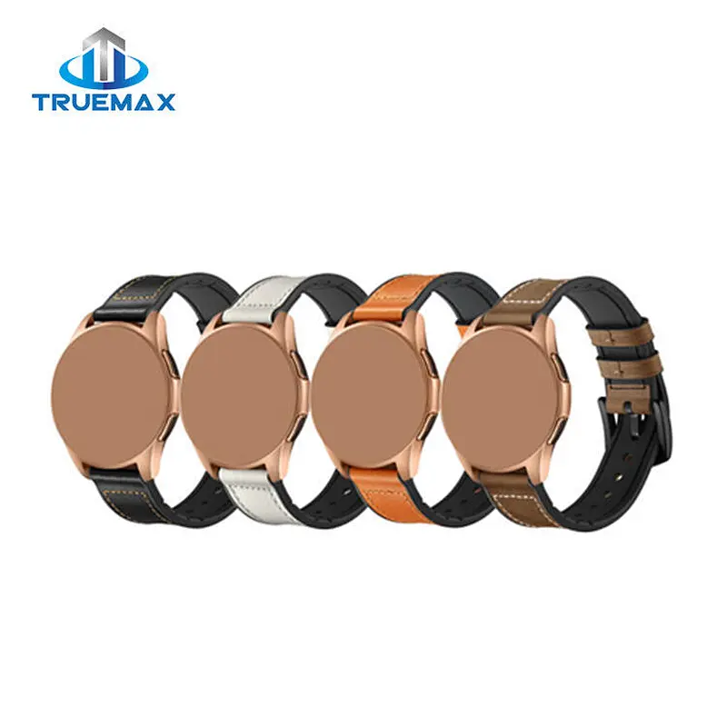 Wholesale Price for Samsung Galaxy Watch 42mm Silicone With Real Leather Watch Band