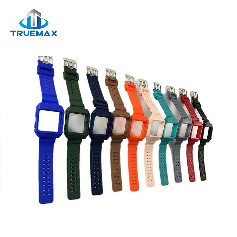 Wholesale Factory for Fitbit Ionic Silicone Watch Band Set with Watch Case